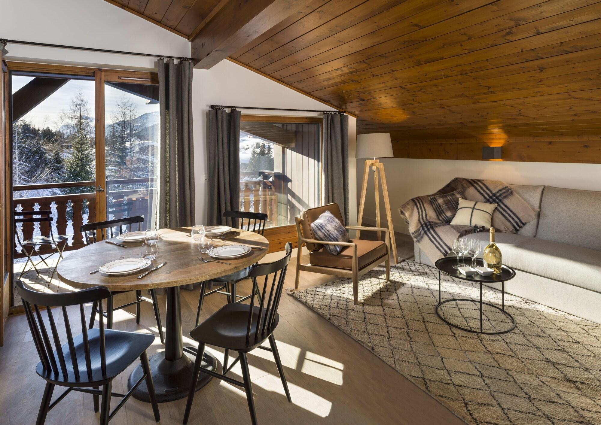 La Residence De L'Ours Megeve Bagian luar foto